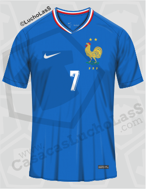 camiseta nike FFF Francia 2024 camiseta nike FFF Francia 2024
