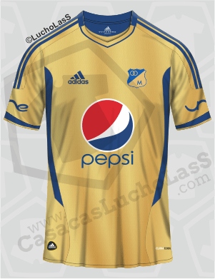 camiseta-MILLONARIOS-2011-II-adidas-away-Casacas-LuchoLasS