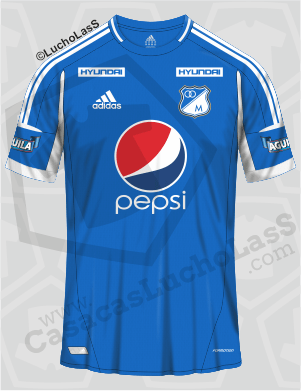 camiseta-MILLONARIOS-2012-adidas-home-Casacas-LuchoLasS