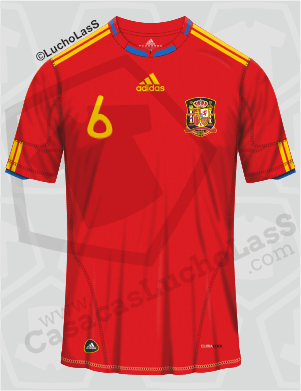 camiseta-ESPAÑA-2010-adidas-home-Casacas-LuchoLasS