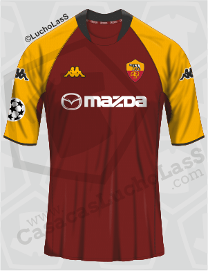 camiseta-AS-ROMA-2002-03-kappa-home-UCL-Casacas-LuchoLasS