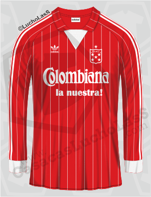 camiseta-AMERICA-DE-CALI-1987-adidas-Libertadores-1-Casacas-LuchoLasS
